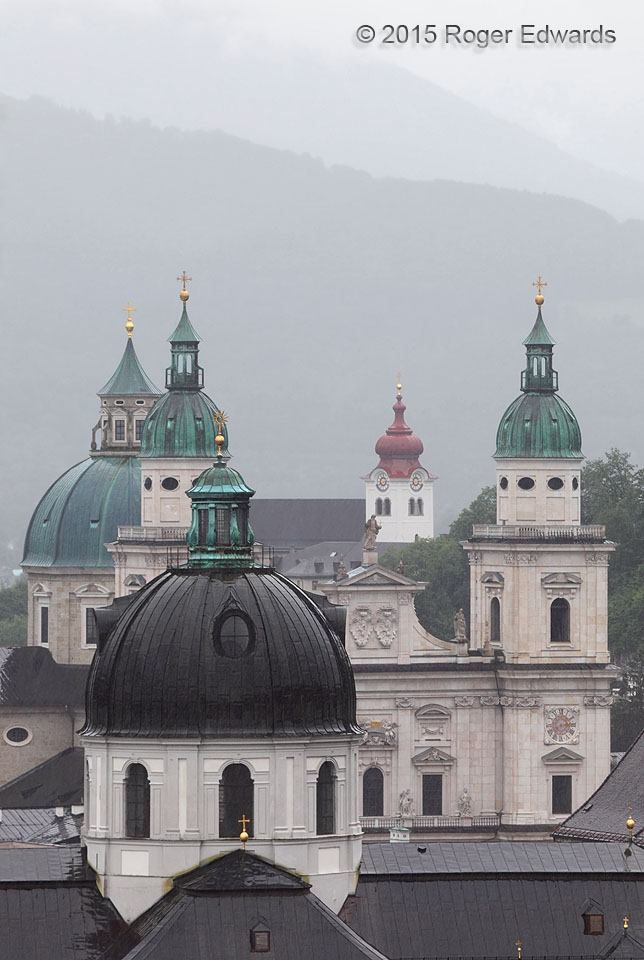 Cathedral Domes in the Rain