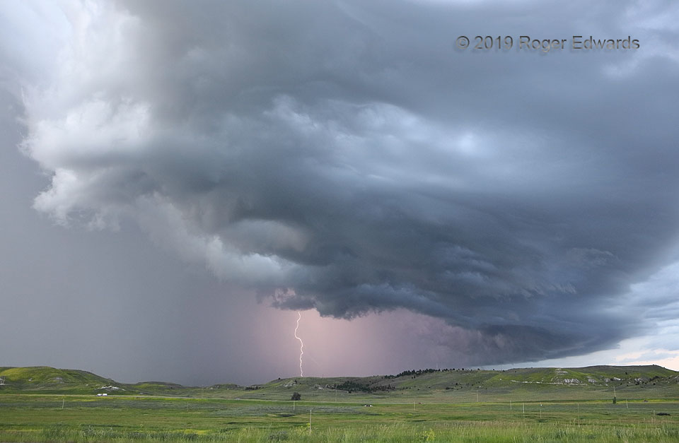 Storm in the High Plains Hills