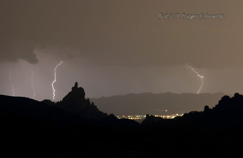 Bullhead City Booms (Lightning over Colorado River Valley)