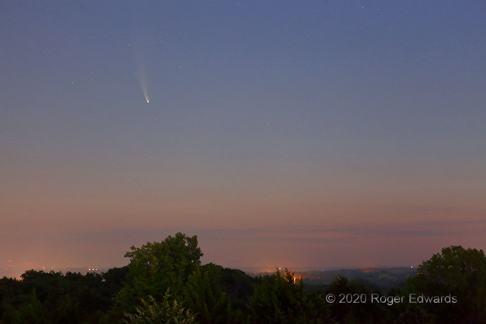 Comet NEOWISE: Dawn Twilight Landscape