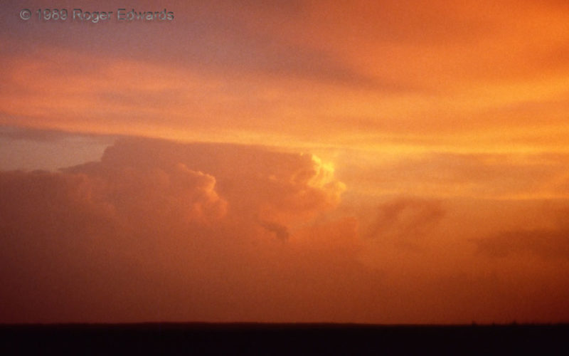 Sunset Eruption on the Great Plains