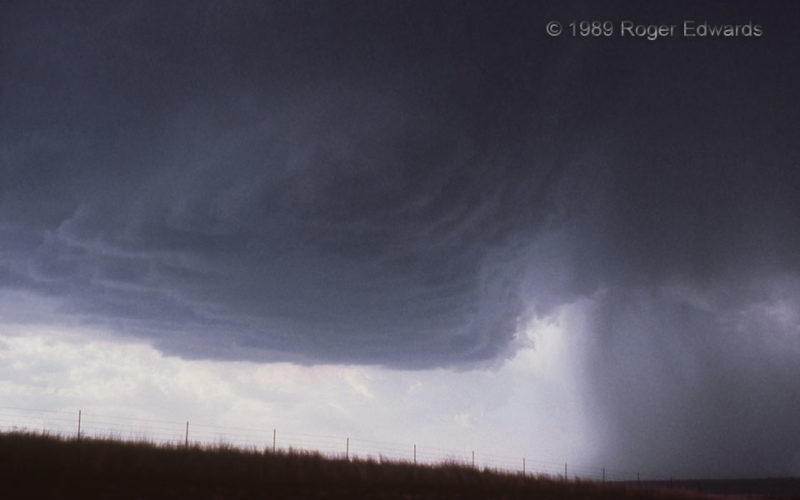 High-Based Wall Cloud and Forward-Flank Core