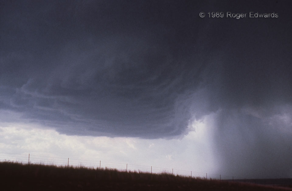 High-Based Wall Cloud and Forward-Flank Core