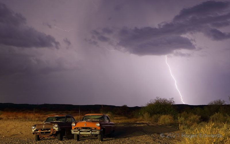 Lightning and Classic Cars