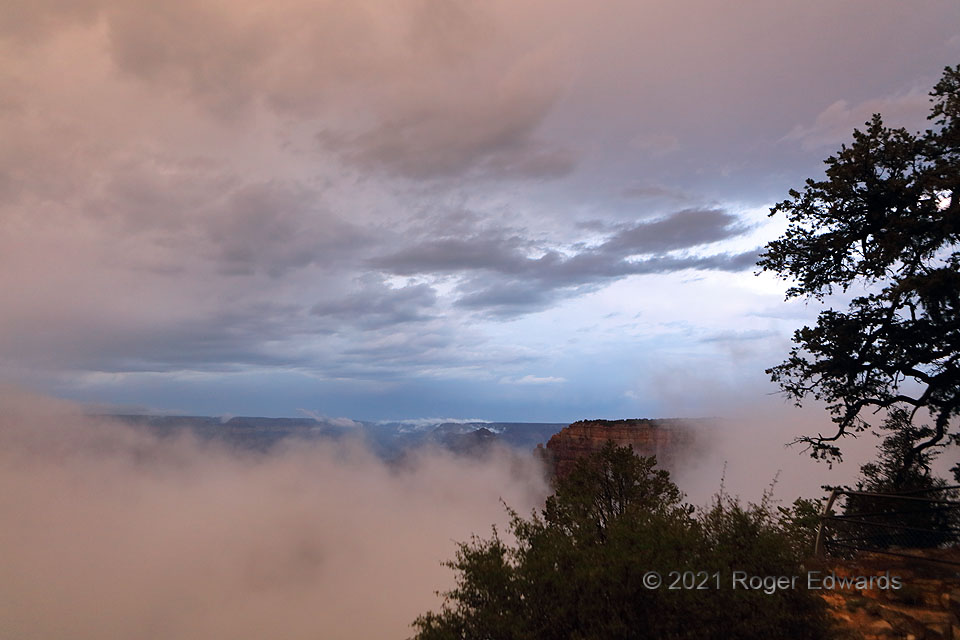 Moist Twilight in the Grand Canyon
