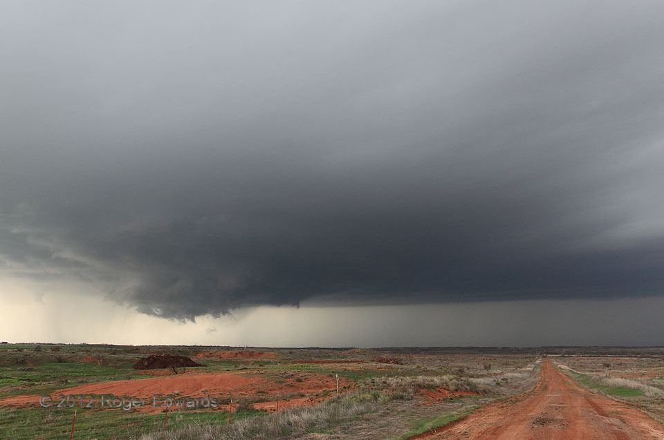 Wall Cloud and Red Dirt Road