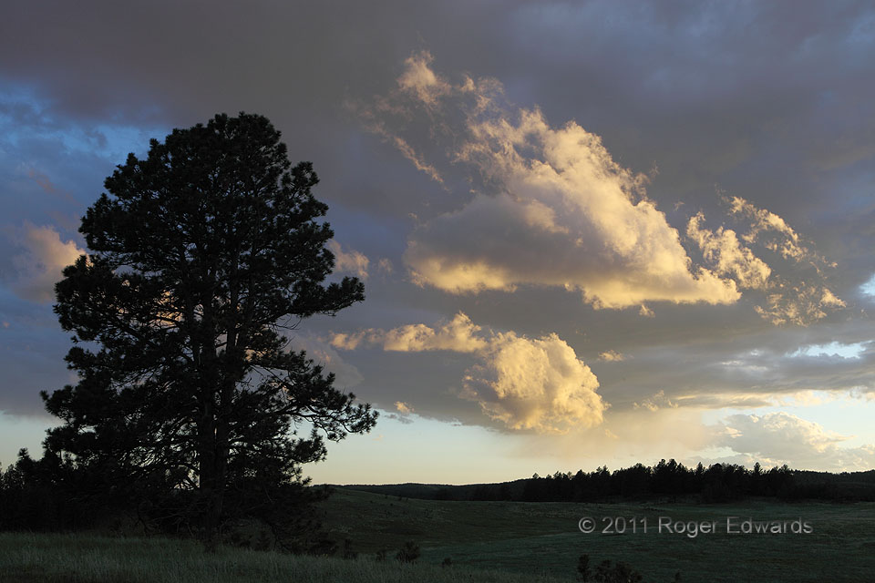Sunset Clouds and Shadows, Wind Cave National Park