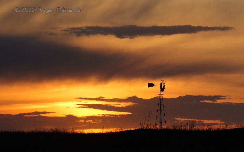 Sunset on the American Prairie