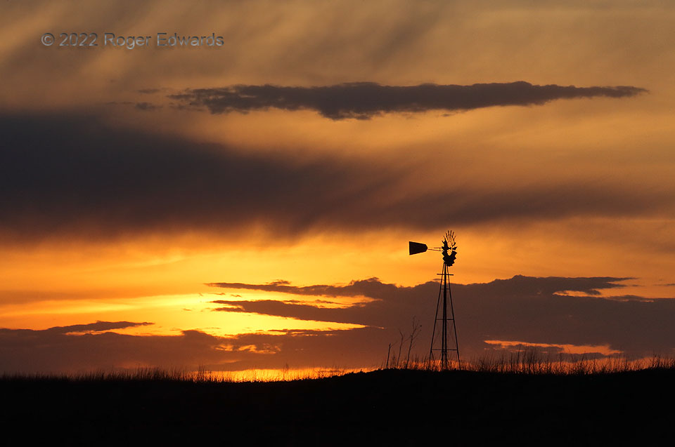 Sunset on the American Prairie