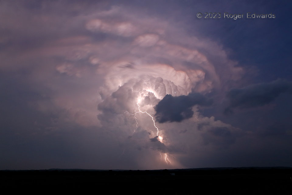 Twilight Supercell in the Hill Country