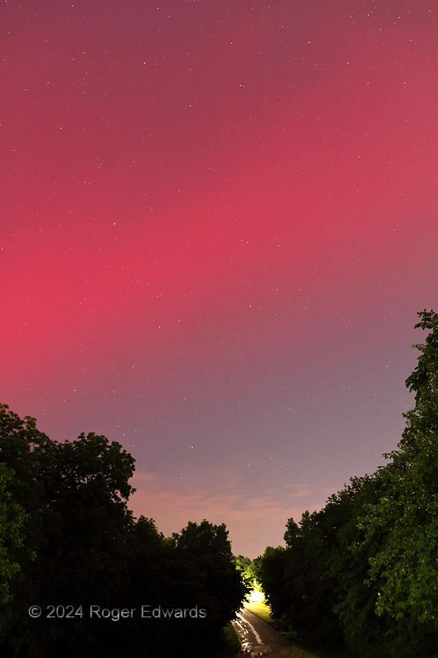 Oklahoma Aurora Vertical