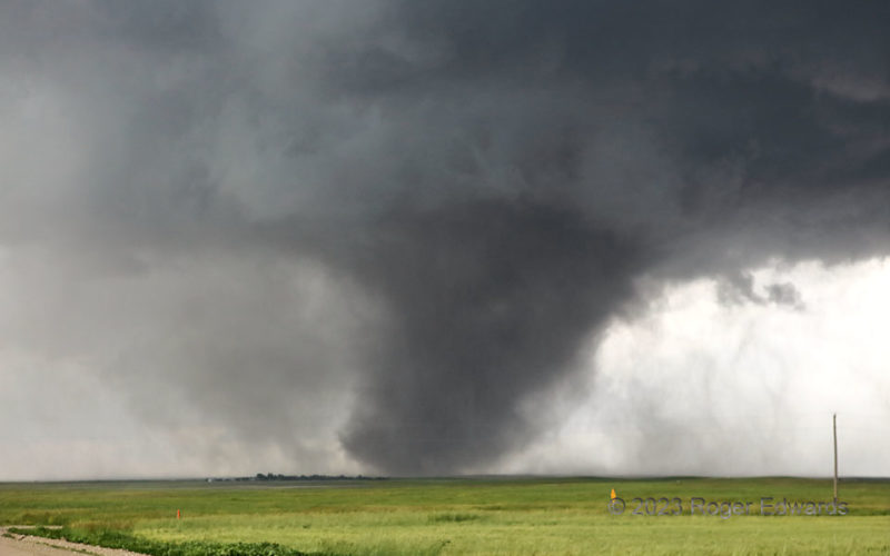 Tornadic Dust and Rain