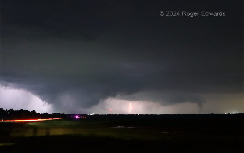 Pretornadic Wall Cloud and Separate Cone