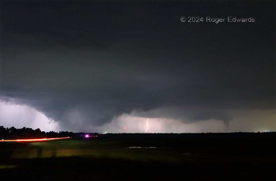 Pretornadic Wall Cloud and Separate Cone