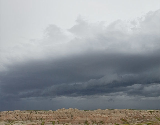 Sun through Storm: Badlands