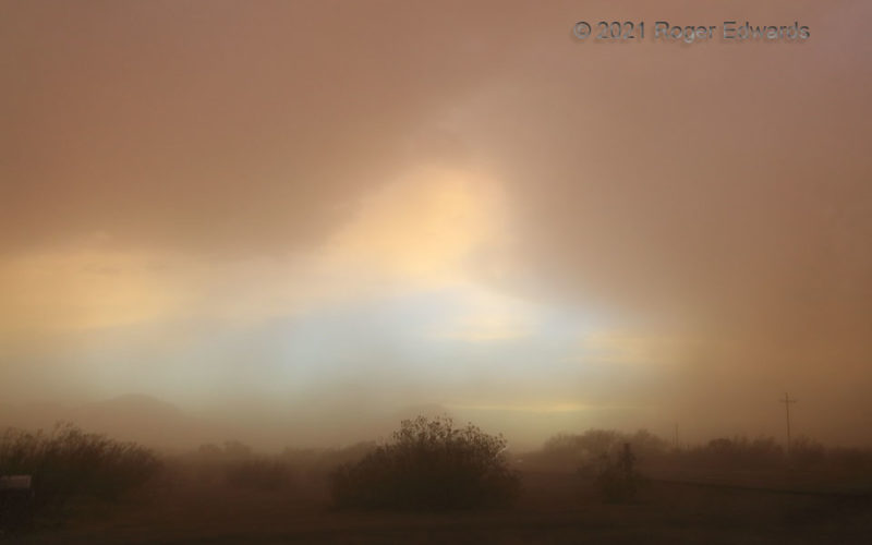 Inside a Sunset Haboob