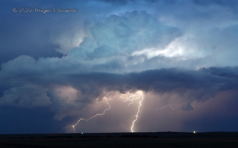 CGs through a Downburst