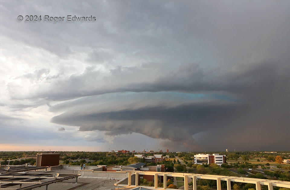 Stacked-Plate Supercell over OU Campus