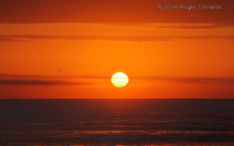 Sunrise off Virginia Beach