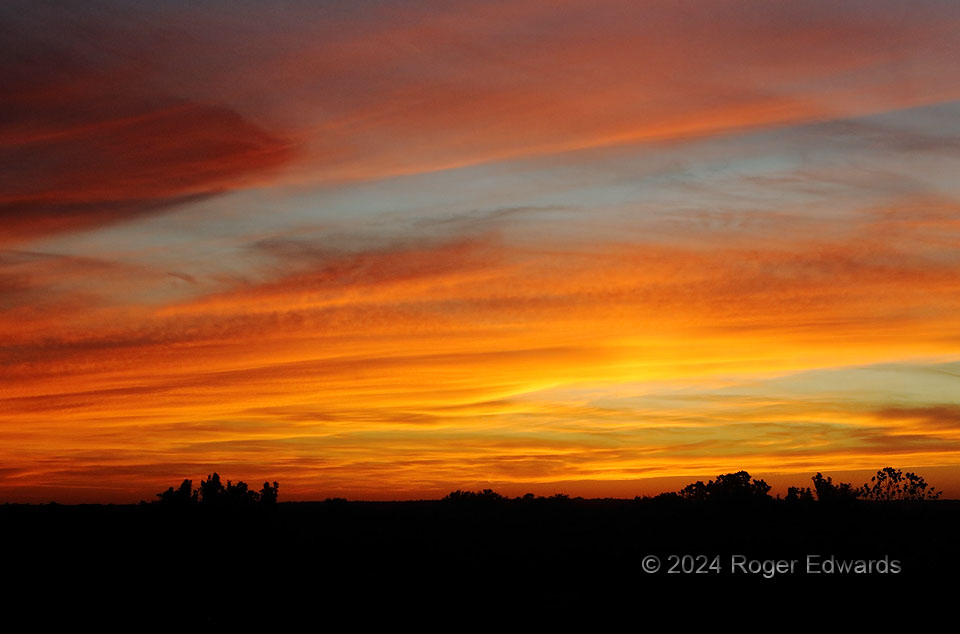 Sunset from the Stairwell