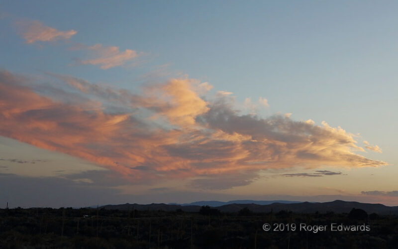 Flaming Malpais Sundown