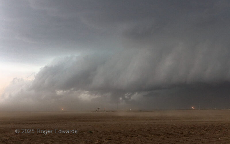 Outflow Hits Gas Flames