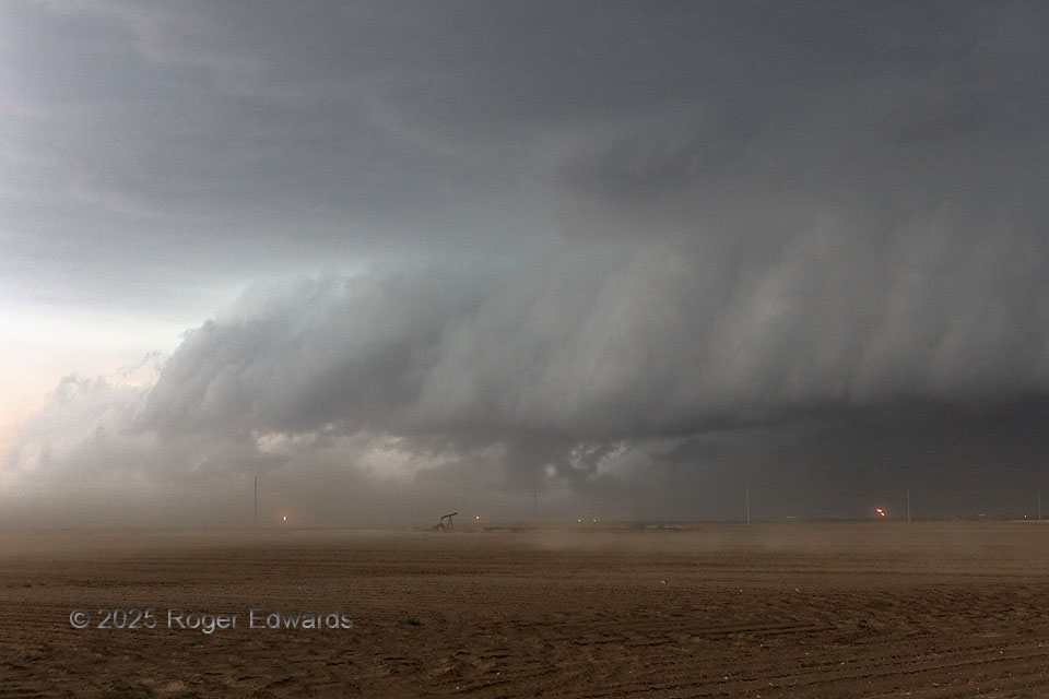 Outflow Hits Gas Flames