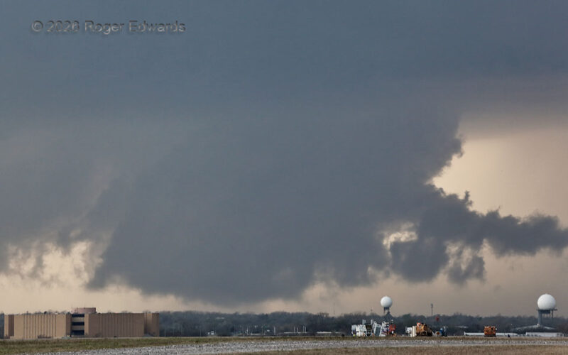 OKC "Ground Scraping" Wall Cloud