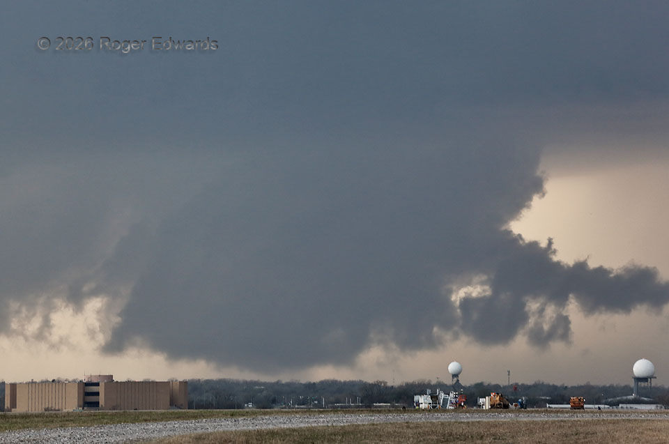 OKC “Ground Scraping” Wall Cloud