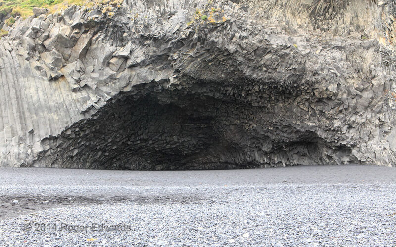 Halsanefshellir Basalt Cave, South Iceland