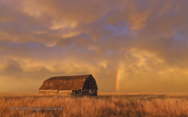 Sunset Light on the 412 Barn
