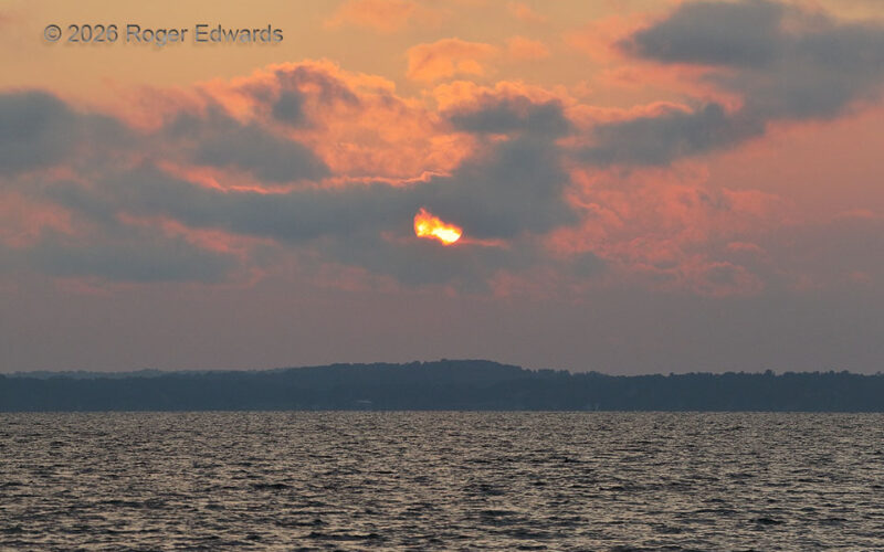 Sunset Cloudplay across the Water 1