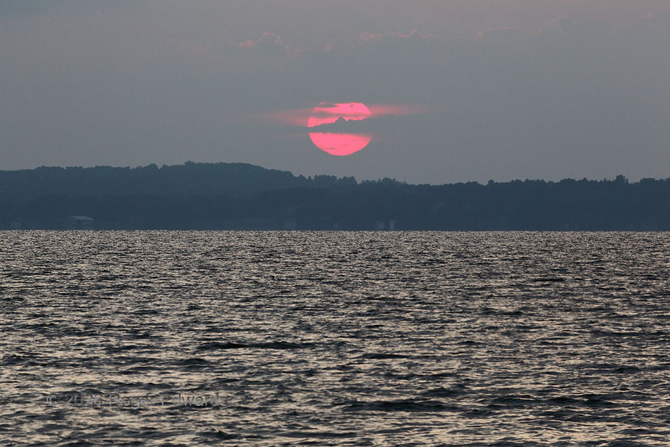 Sunset Cloudplay across the Water 3