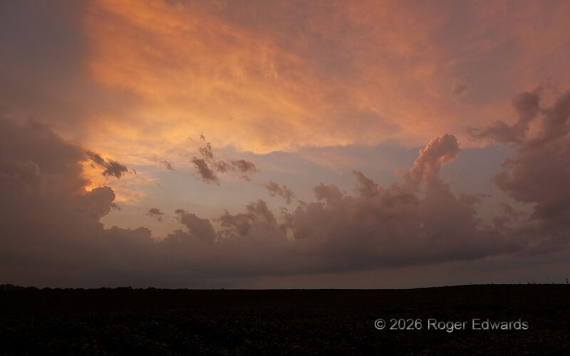 Eastern Iowa Sundown Sky