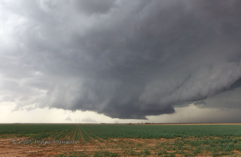 Little Spinup under Large Wall Cloud